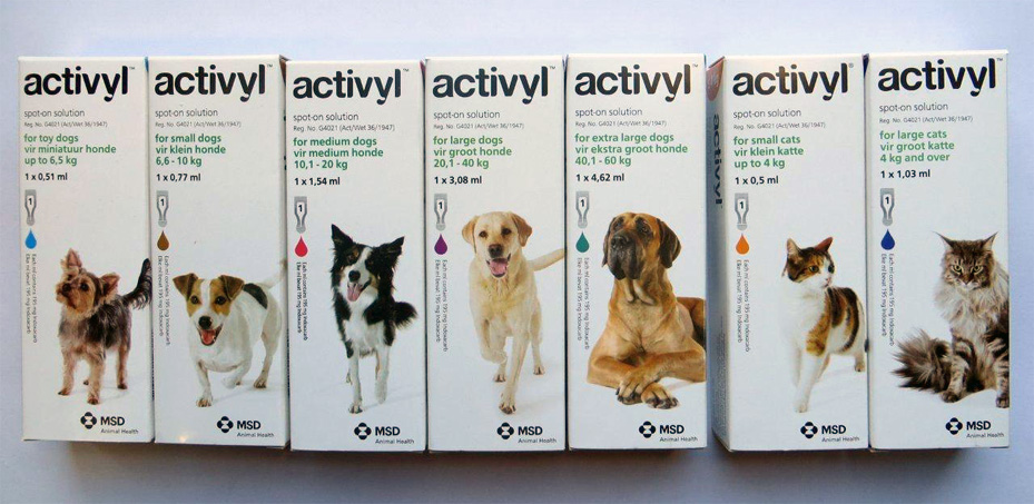 Activyl Dosage Chart For Cats