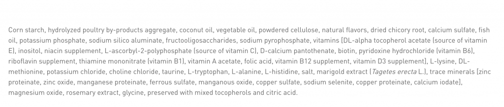 royal canin ultamino ingredients